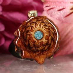 TEP Pendants Crushed Turquoise (Glows) 7 TEP Pendants Crushed Turquoise (Glows)