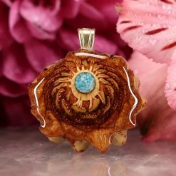 TEP Pendants Crushed Turquoise (Glows)