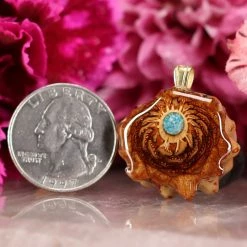 TEP Pendants Crushed Turquoise (Glows)