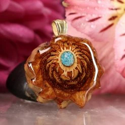 TEP Pendants Crushed Turquoise (Glows)