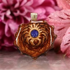 TEP Pendants Crushed Lapis (Glows)