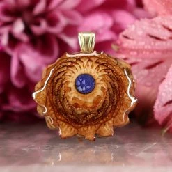 TEP Pendants Crushed Lapis (Glows)