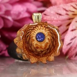 TEP Pendants Crushed Lapis (Glows)