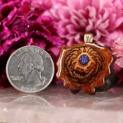 TEP Crushed Lapis (Glows) Pendants