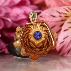 TEP Crushed Lapis (Glows) Pendants