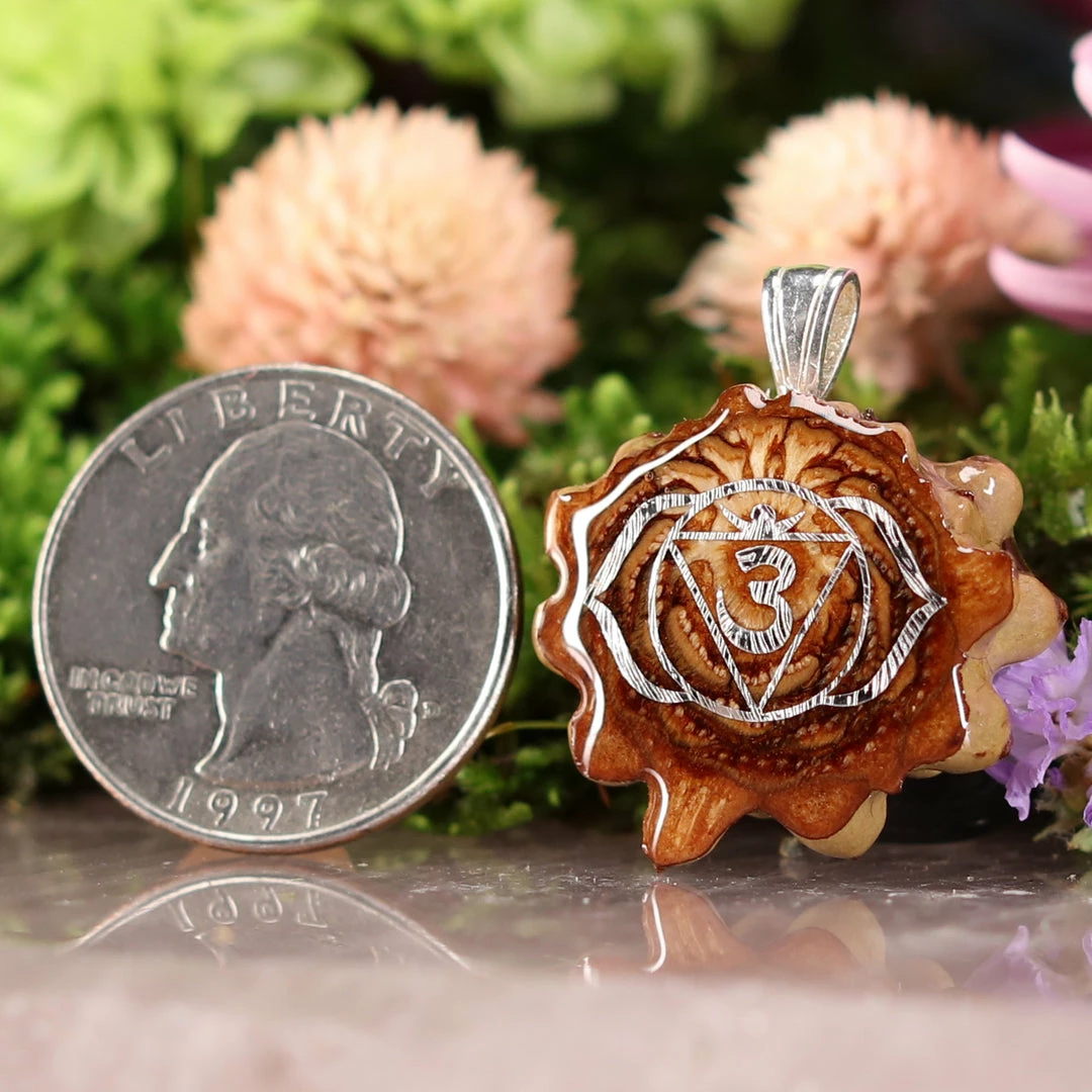 TEP Natural With Silver Third Eye (6th) Chakra 4 TEP Natural With Silver Third Eye (6th) Chakra