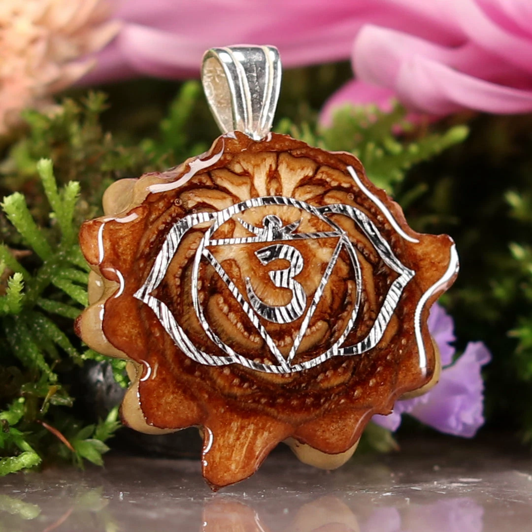 TEP Natural With Silver Third Eye (6th) Chakra 5 TEP Natural With Silver Third Eye (6th) Chakra