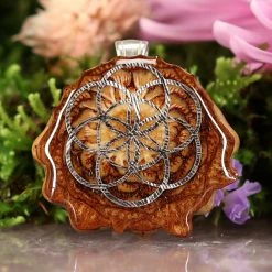 TEP Natural With Silver Seed Of Life