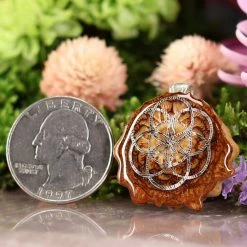 TEP Natural With Silver Seed Of Life