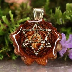 TEP Natural With Gold Merkaba