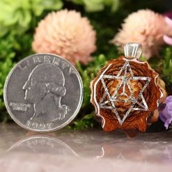 TEP Natural With Silver Merkaba