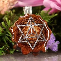 TEP Natural With Silver Merkaba 7 TEP Natural With Silver Merkaba