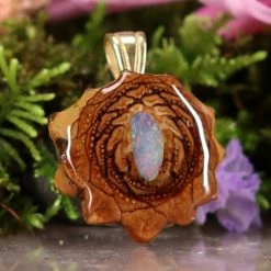 TEP Australian Blue Opal Pendants