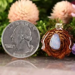 TEP Australian Blue Opal Pendants