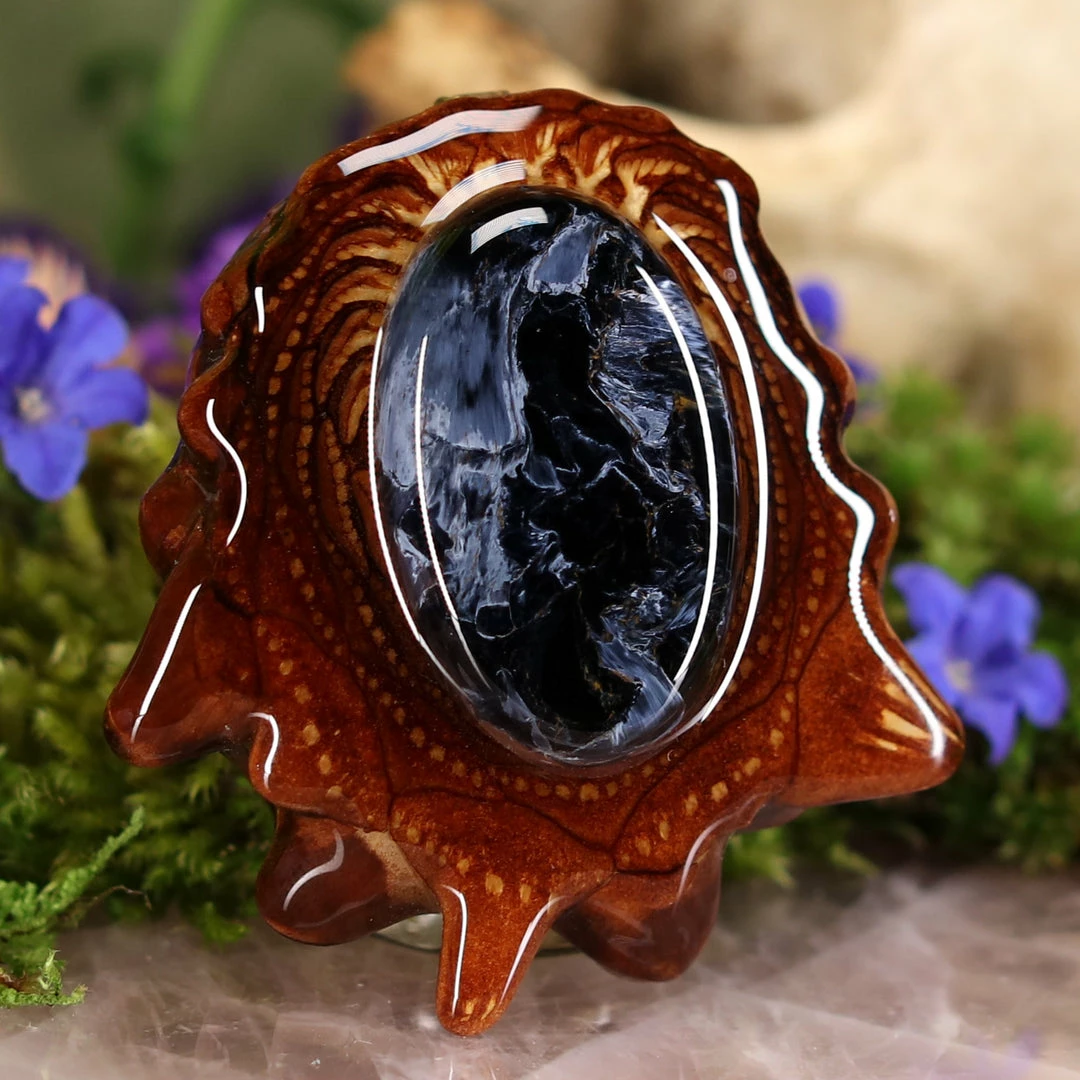 TEP Blue Pietersite Pendants 5 TEP Blue Pietersite Pendants