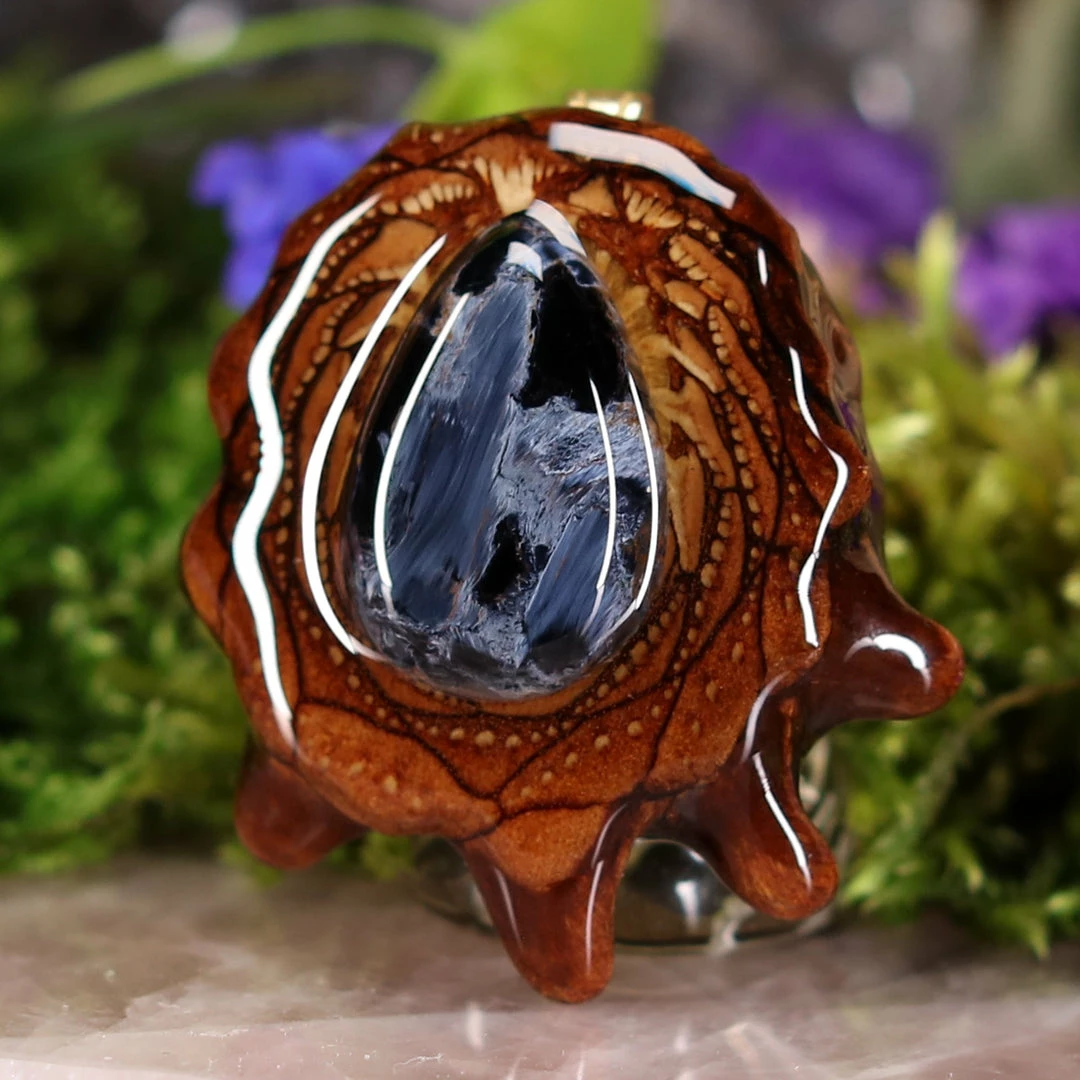 TEP Pendants Blue Pietersite 4 TEP Pendants Blue Pietersite