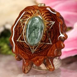 TEP Seraphinite With Gold Merkaba