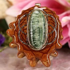 TEP Seraphinite With Silver Seed Of Life