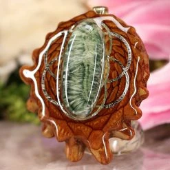 TEP Seraphinite With Silver Seed Of Life