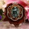 TEP Pendants Seraphinite With Gold Seed Of Life