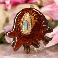 TEP Orgonite With Australian Blue Opal Pendants