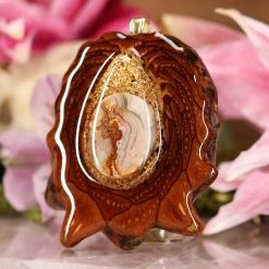 TEP Orgonite With Crazy Lace Agate Pendants