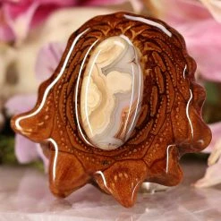 TEP Crazy Lace Agate Pendants