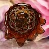 TEP Mexican Fire Agate With Gold Seed Of Life