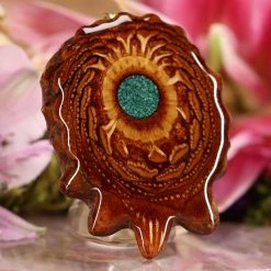 TEP Pendants Crushed Malachite (Glows)