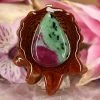 TEP Pendants Ruby In Zoisite 2 TEP Pendants Ruby In Zoisite