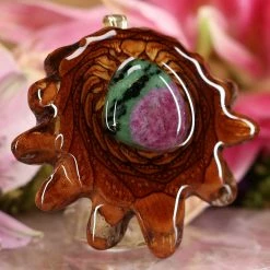 TEP Ruby In Zoisite Pendants