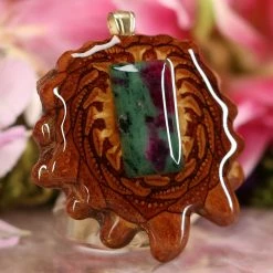 TEP Pendants Ruby In Zoisite 7 TEP Pendants Ruby In Zoisite
