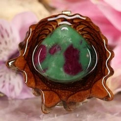 TEP Ruby In Zoisite Pendants