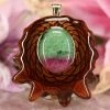 TEP Ruby In Zoisite Pendants