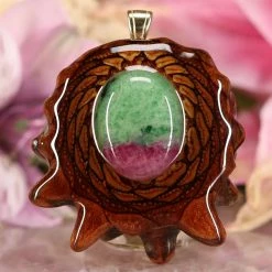 TEP Ruby In Zoisite Pendants