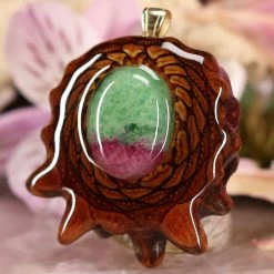 TEP Ruby In Zoisite Pendants