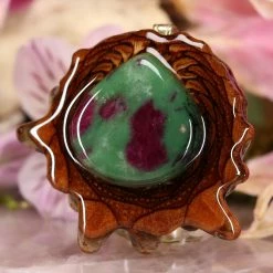 TEP Ruby In Zoisite Pendants