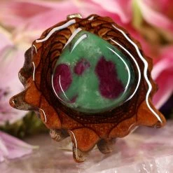 TEP Ruby In Zoisite Pendants