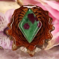 TEP Ruby In Zoisite Pendants