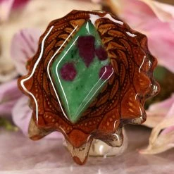 TEP Ruby In Zoisite Pendants