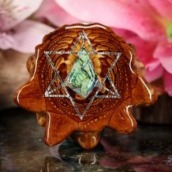 TEP Sterling Opal With Silver Merkaba