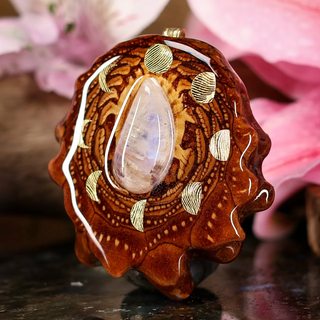 TEP Moonstone With Gold Moon Cycle 4 TEP Moonstone With Gold Moon Cycle