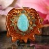 TEP Amazonite With Gold Sri Yantra 1 TEP Amazonite With Gold Sri Yantra