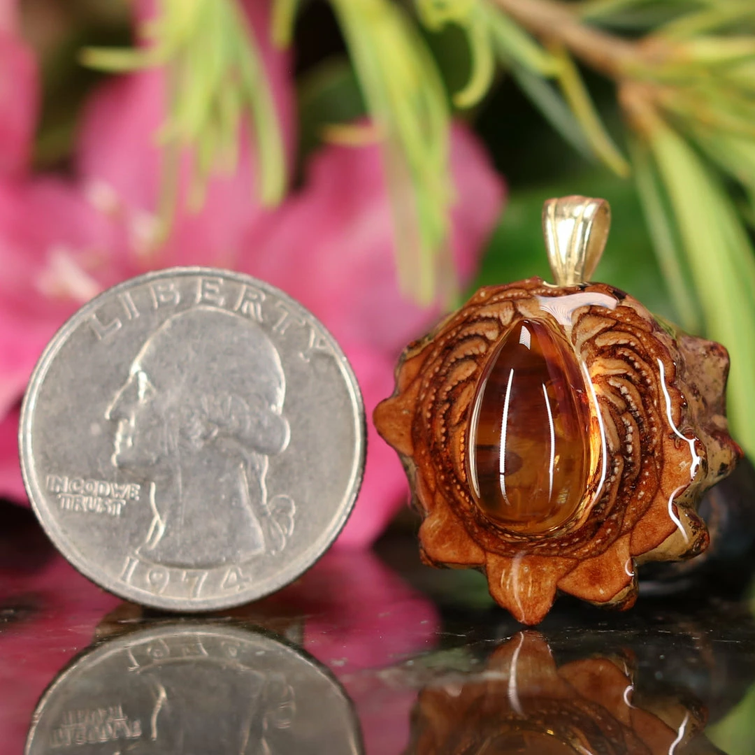 TEP Pendants Yellow Amber 4 TEP Pendants Yellow Amber