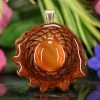 TEP Pendants Carnelian 2 TEP Pendants Carnelian