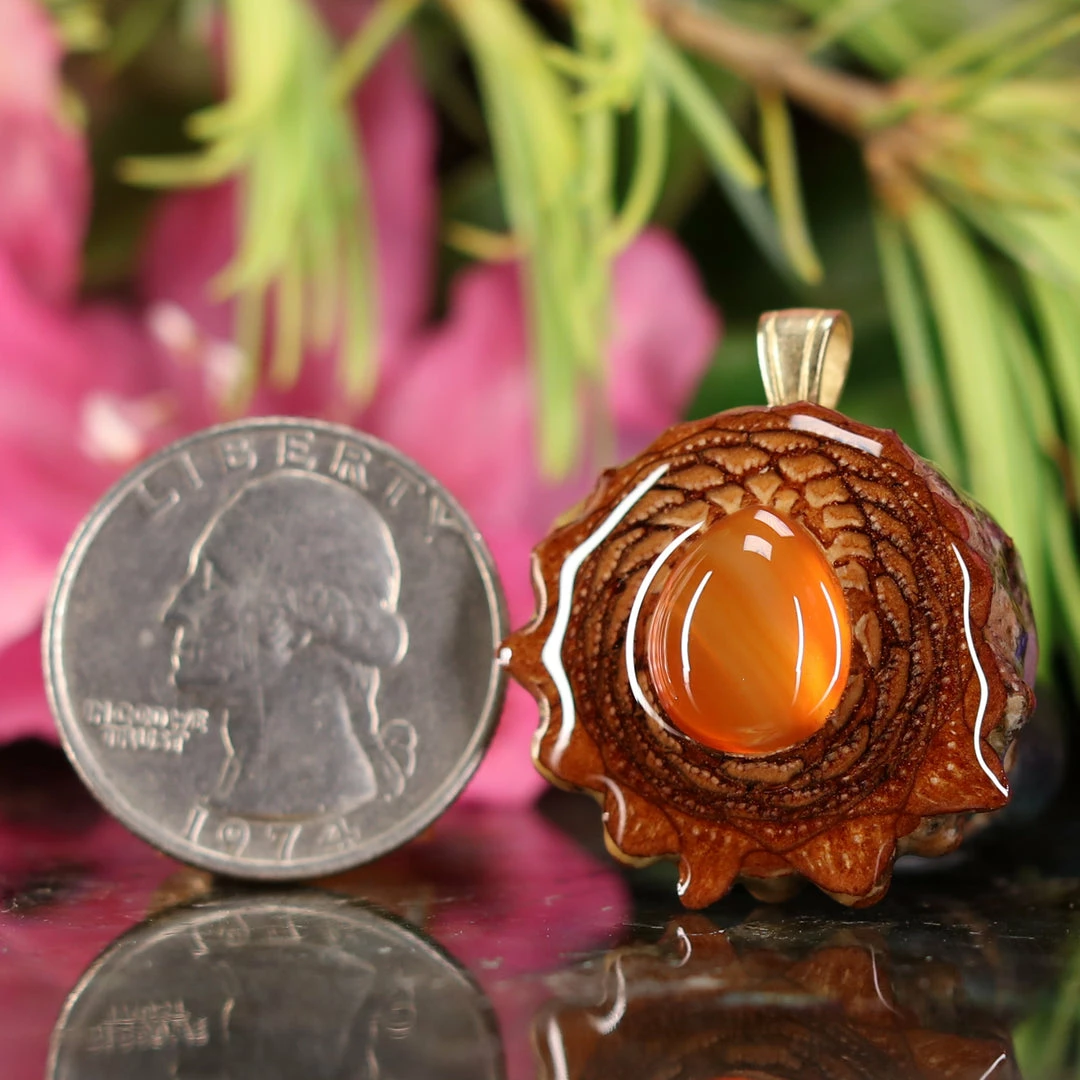 TEP Pendants Carnelian 4 TEP Pendants Carnelian