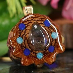 TEP Labradorite With Multi-Glow Pendants