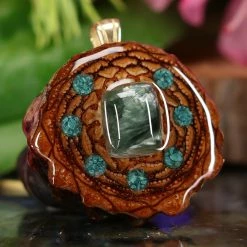 TEP Pendants Seraphinite With Multi-Glow