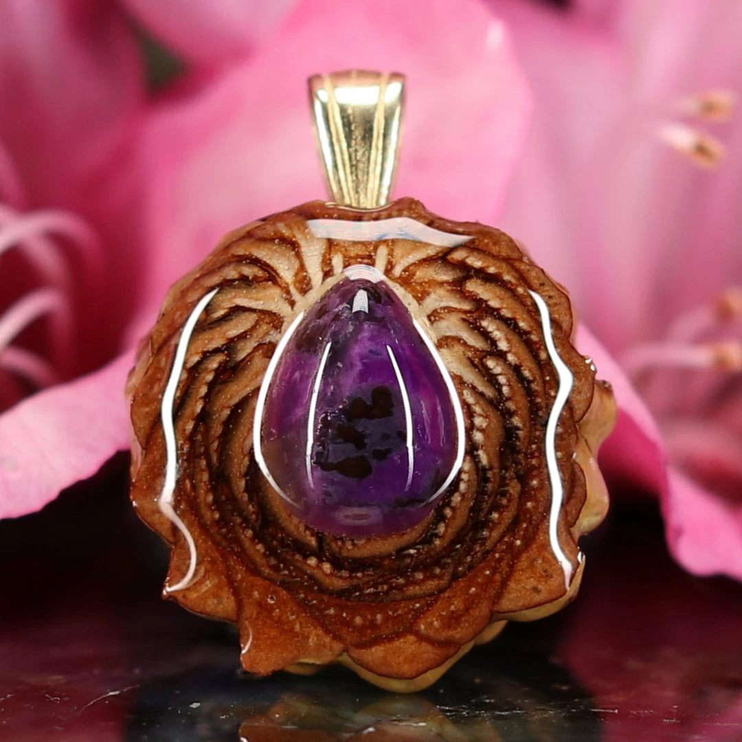 TEP Sugilite Pendants 3 TEP Sugilite Pendants