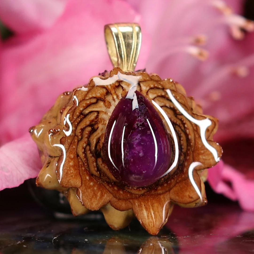 TEP Sugilite Pendants 5 TEP Sugilite Pendants